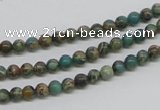 CAT5001 15.5 inches 4mm round natural aqua terra jasper beads