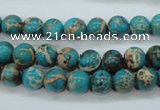 CAT75 15.5 inches 8mm round dyed natural aqua terra jasper beads