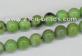 CAU02 round 8mm australia chrysoprase gemstone beads Wholesale