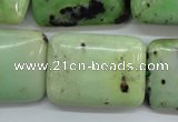 CAU206 15.5 inches 22*30mm rectangle Australia chrysoprase beads