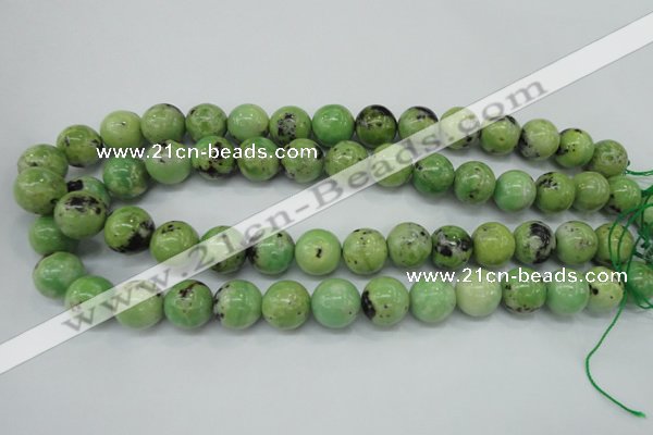 CAU215 15.5 inches 14mm round Australia chrysoprase beads