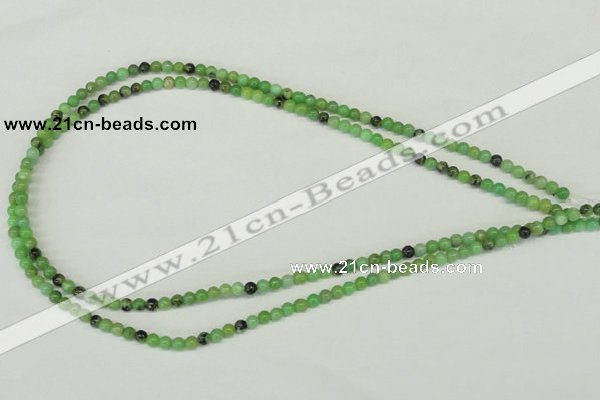 CAU25 15.5 inches 4mm round australia chrysoprase beads wholesale