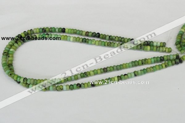 CAU26 15.5 inches 4*6mm rondelle australia chrysoprase beads wholesale