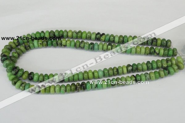 CAU27 15.5 inches 5*10mm rondelle australia chrysoprase beads wholesale