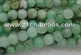 CAU301 15.5 inches 4mm round Australia chrysoprase beads wholesale