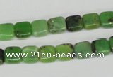 CAU34 15.5 inches 8*8mm square australia chrysoprase beads wholesale