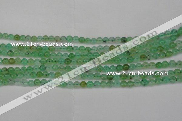 CAU350 15.5 inches 4mm round Australia chrysoprase beads