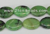 CAU40 15.5 inches 13*18mm oval australia chrysoprase beads wholesale