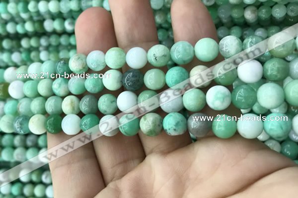 CAU422 15.5 inches 7mm round Australia chrysoprase beads