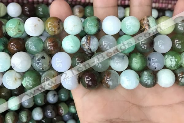 CAU438 15.5 inches 12mm round Australia chrysoprase beads wholesale