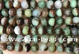 CAU455 15.5 inches 10mm - 11mm round Australia chrysoprase beads