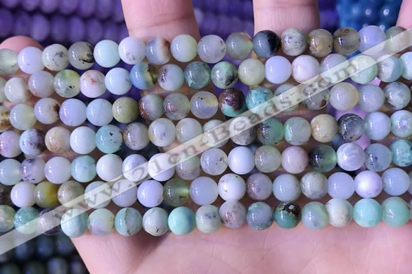 CAU466 15.5 inches 6mm round Australia chrysoprase beads