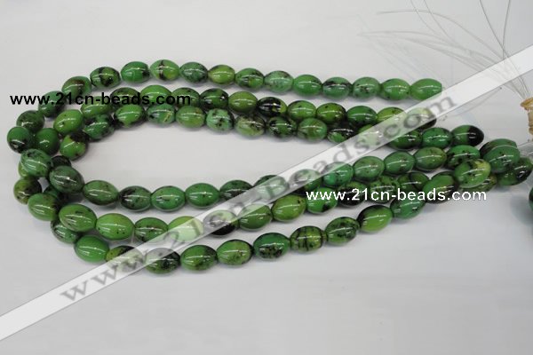 CAU48 15.5 inches 10*14mm rice Australia chrysoprase beads wholesale