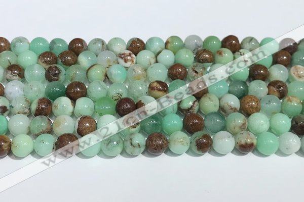 CAU483 15.5 inches 6mm round Australia chrysoprase beads
