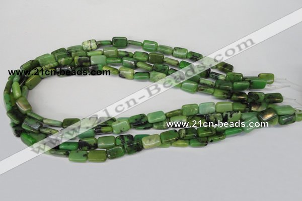 CAU52 15.5 inches 8*12mm rectangle Australia chrysoprase beads wholesale