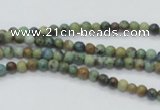 CAZ06 15.5 inches 4mm round natural azurite gemstone beads