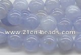 CBC03 15.5 inches 10mm round blue chalcedony beads wholesale