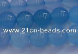 CBC253 15.5 inches 10mm A grade round ocean blue chalcedony beads