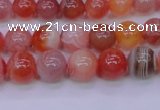 CBC402 15.5 inches 8mm A grade round orange chalcedony beads