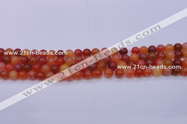 CBC413 15.5 inches 10mm AA grade round orange chalcedony beads