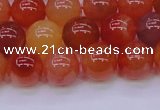 CBC415 15.5 inches 14mm AA grade round orange chalcedony beads