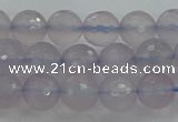 CBC436 15.5 inches 8mm faceted round purple chalcedony beads