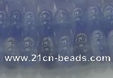 CBC443 15.5 inches 7*12mm rondelle blue chalcedony beads