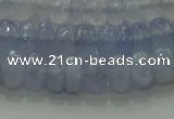 CBC446 15.5 inches 5*8mm faceted rondelle blue chalcedony beads