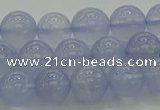 CBC452 15.5 inches 8mm round blue chalcedony beads wholesale