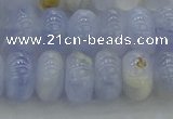 CBC472 15.5 inches 6*10mm rondelle blue chalcedony beads