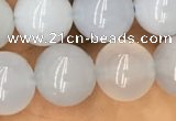 CBC733 15.5 inches 10mm round blue chalcedony beads wholesale