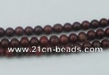 CBD10 15.5 inches 4mm round brecciated jasper gemstone beads