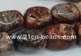 CBD14 15.5 inches 14*22mm nugget brecciated jasper gemstone beads