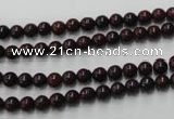 CBD150 15.5 inches 4mm round Chinese brecciated jasper beads