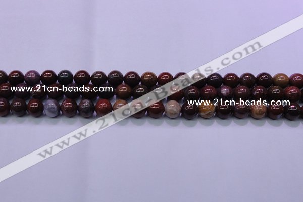 CBD303 15.5 inches 10mm round brecciated jasper beads wholesale