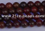 CBD350 15.5 inches 4mm round poppy jasper beads wholesale