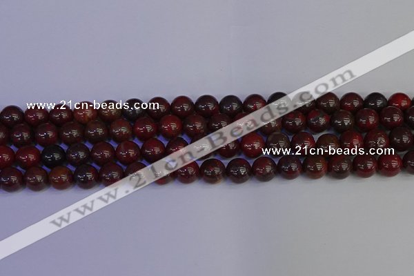 CBD353 15.5 inches 10mm round poppy jasper beads wholesale