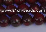 CBD354 15.5 inches 12mm round poppy jasper beads wholesale