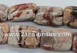 CBD79 15.5 inches 18*25mm rectangle brecciated jasper gemstone beads