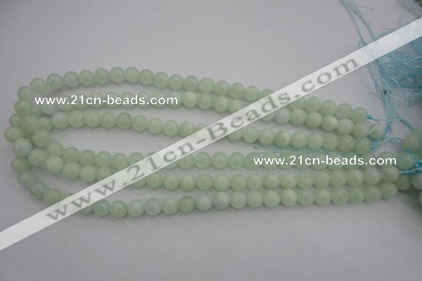 CBE03 15.5 inches 8mm round beryl gemstone beads wholesale