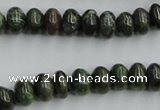 CBG04 15.5 inches 6*10mm rondelle bronze green gemstone beads