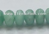 CBJ04 15.5 inches 10*16mm faceted rondelle jade beads wholesale