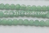 CBJ05 15.5 inches 6mm faceted round jade beads wholesale