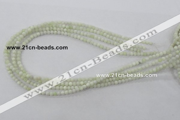 CBJ201 15.5 inches 4mm round butter jade beads wholesale