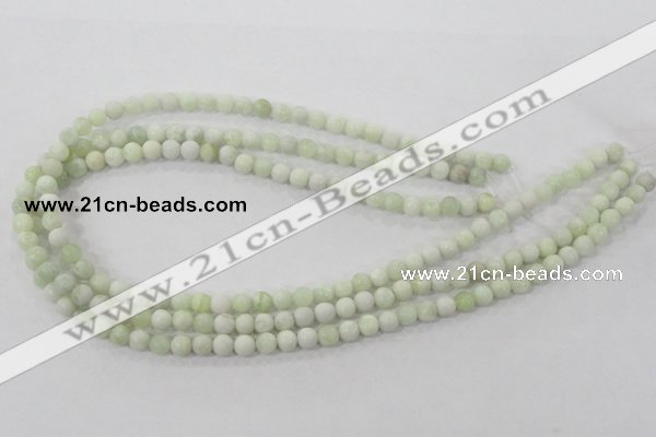 CBJ202 15.5 inches 6mm round butter jade beads wholesale