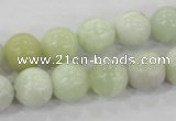 CBJ205 15.5 inches 12mm round butter jade beads wholesale