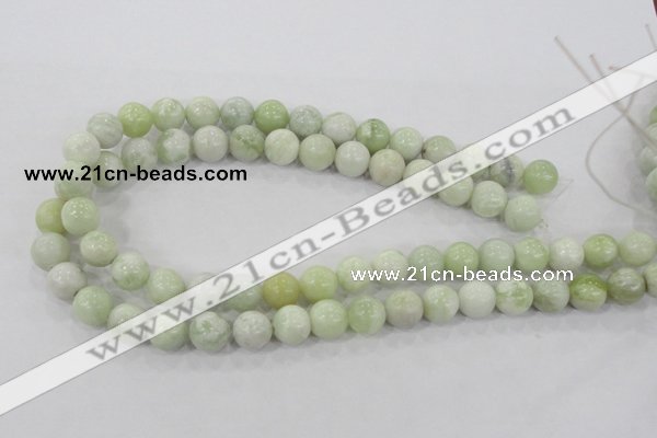 CBJ205 15.5 inches 12mm round butter jade beads wholesale