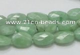 CBJ29 15.5 inches 10*14mm faceted oval jade beads wholesale