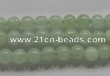 CBJ306 15.5 inches 3mm round A grade natural jade beads