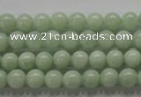 CBJ308 15.5 inches 6mm round A grade natural jade beads